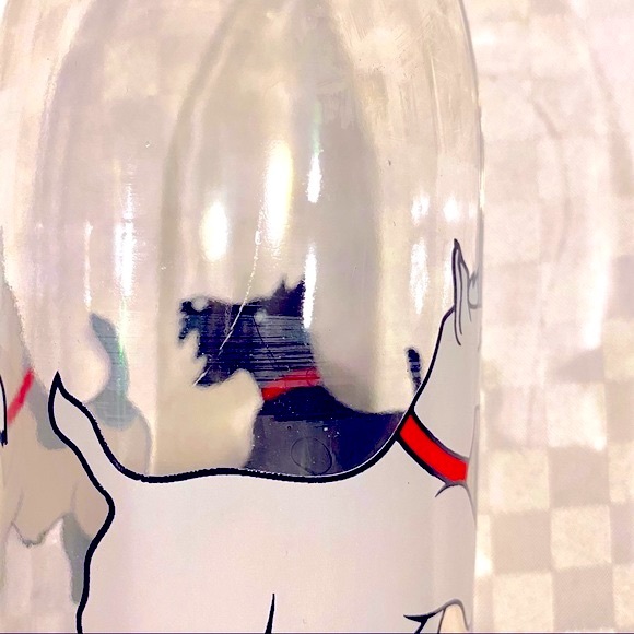 Vintage LE PARFAIT FRANCE Glass Milk Bottle Dog Sc - Picture 5 of 5